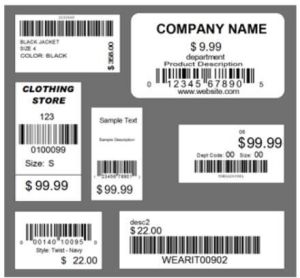 Retail Barcode Label