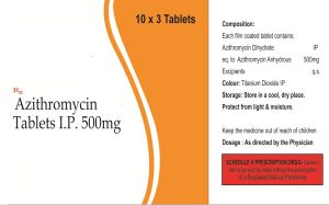 Azithromycin 500mg Tablets