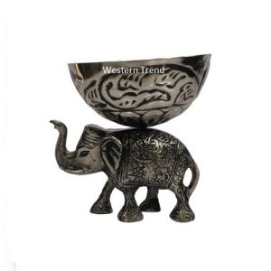 dry fruit bowl antique elephant statue