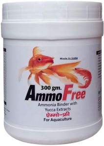 (Ammonia Binder With Yucca Extract for Aquaculture) (AmmoFree 300 Gm.)