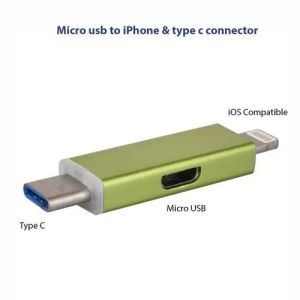 2 In 1 Micro USB Connector