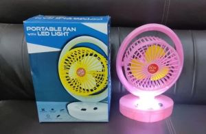 USB Portable Fan With Light