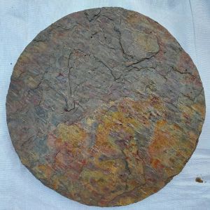 Circle Shape Multicolor Slate Decorative Natural Stepping Stones for Garden Landscaping Pathways Pav