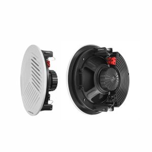 Powerlink 6 Inch 30 Watt Wireless Bluetooth Flush Mount Ceiling Speaker (Pack of 1)(ABS Plastic Gril
