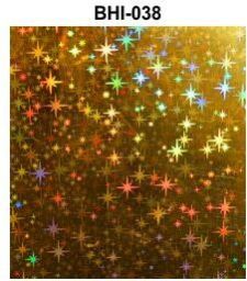 Colourful Stars Holographic Film