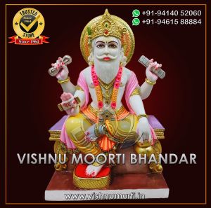 marble vishwakarma statue