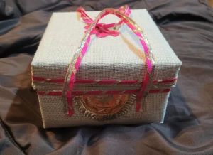Designer Jute Gift Box