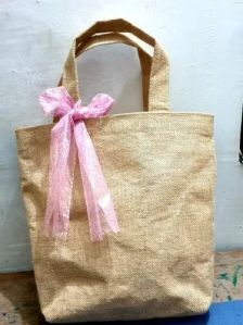 Fancy Jute Bag with Bow