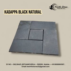 black stone slabs