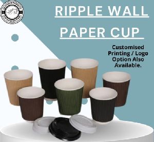 DISPOSABLE RIPPER WALL PAPER CUP 120ML