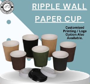DISPOSABLE RIPPER WALL PAPER CUP 180ML