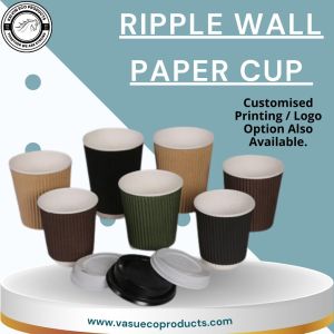 DISPOSABLE RIPPER WALL PAPER CUP 240ML