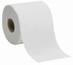 White Plain Virgin Toilet Paper Roll