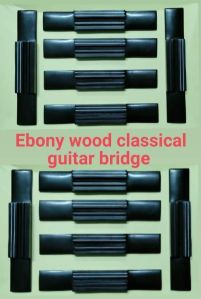 EBONY WOOD CLASSICAL GUITAR BRIDGE
