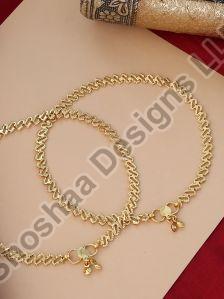 SH13-1805 Gold Plated Anklets