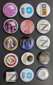 Plastic Pin Badge