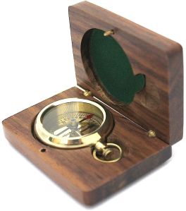 Open Face Epstein London Pocket Compass