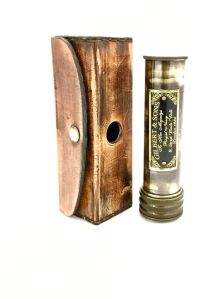 Brass Kaleidoscope with Leather Case