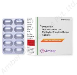 diacerein glucosamine methylsulfonylmethane tablet