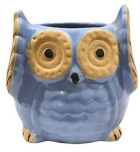 Owl Shaped Ceramic Planter