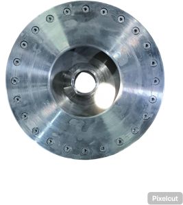 Rotary atomizer wheel