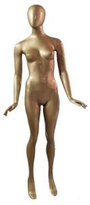 Fiber Standing Display Female Mannequin