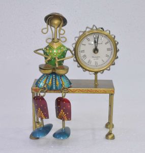 Table Decor Doll Clock