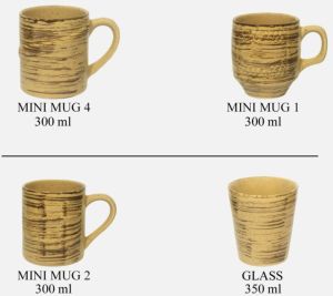 300 Ml Mini Ceramic Mugs