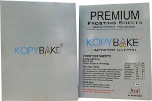 kopybake a4 size icing sugar sheet