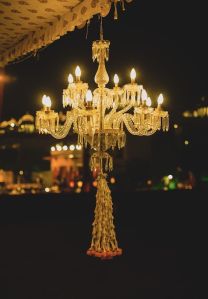 glass chandelier