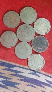 Old coin 1 rupees 7 pcs