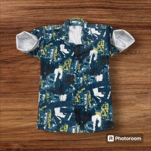 Mens Sanganeri Print Shirt