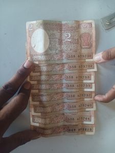 2 rupees antique notes