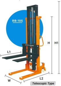 RB 105 Manual Hydraulic Stacker