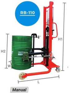 RB 110 Hydraulic Drum Lifter Cum Tilter