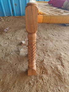 Cnc design wooden leg for charpai