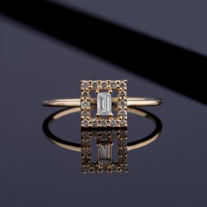 Round Halo Lab Grown Diamond Engagement Ring