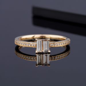 Two Baguette Diamond Ring