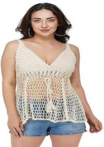 Embroided Net Bra Top