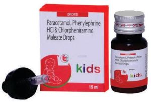 Paracetamol Phenylephrine HCl and Chlorpheniramine Maleate Drops