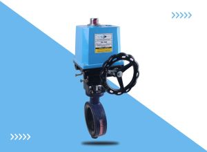 Motorized Butterfly Valve with High Torque Actuator