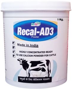 (Calcium Powder For Cattle) (Recal-AD3 1 Kg.)