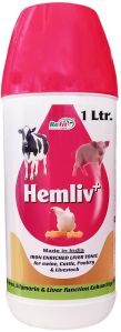 (Liver Tonic With Iron For Cattle &amp;amp; Poultry) (Hemliv 1 Ltr.)
