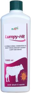 (Lumpy Skin Disease Treatment Supplement For Cow) (Lumpy Hit 1 Ltr.)