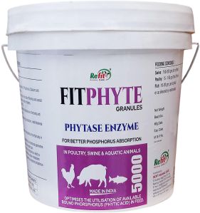 (Phytase Enzyme for Cattle, Poultry & Aqua) (Fitphyte Granules 5 Kg.)
