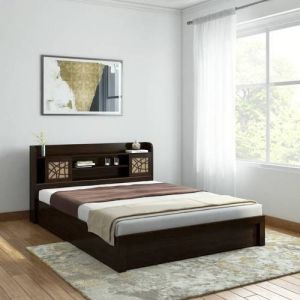 Queen Size Wooden Bed