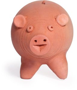 Clay Piggy Bank