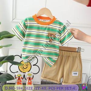 Little Boys T Shirt with Shorts Set Outfit