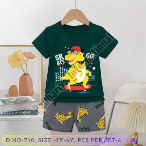 Kids Boys Printed T-Shirts with Short