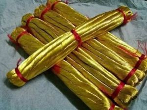 Golden Imitation Polyester Zari Thread